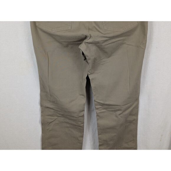 Duluth Trading Co Flex Fire Hose Relaxed Fit Pants Khaki Men's Size 36x34 - Picture 8 of 12
